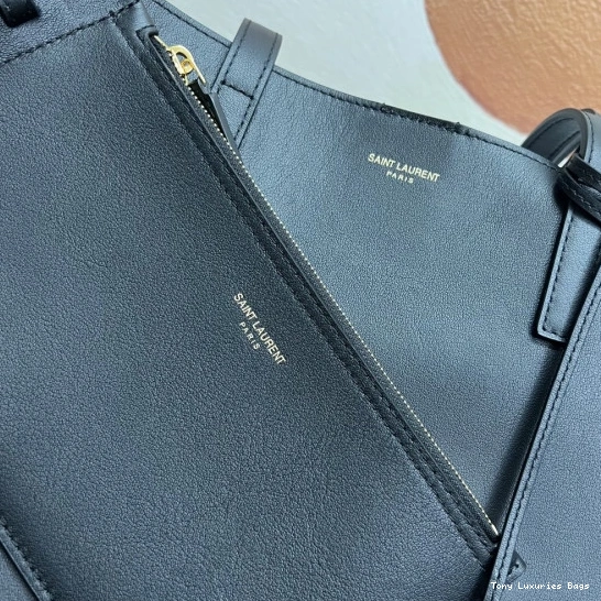 Tony Luxuries SAINT LAURENT LEATHER YSL SHOPPING 0727